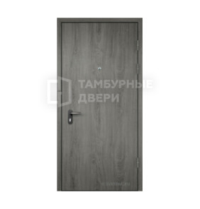 Дверь тамбурная глухая в подъезд МДФ — порошок ТД-11
